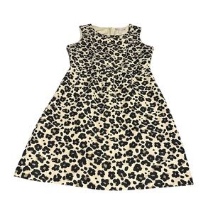 Banana Republic leopard dress w/pockets